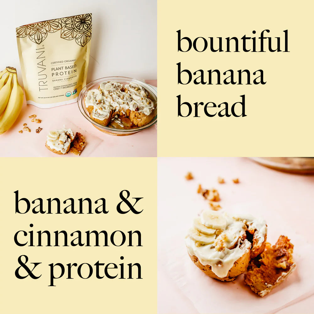 Banana Cinamon Plant Based Protein Powder